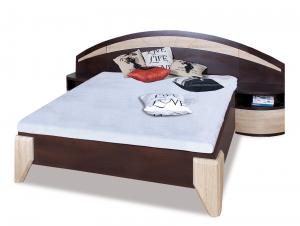 ROME manželská posteľ DL1-1 sosna + dub sonoma