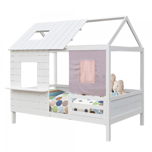 Montessori posteľ, biela, 90x200, BIBIANA