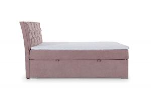 NABBI Beneto 160 čalúnená manželská posteľ s úložným priestorom ružová (Soro 61) #3 small