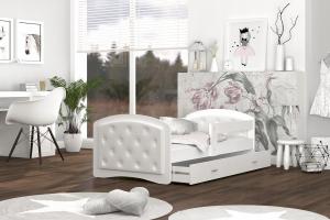 ArtAJ Detská posteľ MEGI G | Trinity 160 x 80 cm Farba: Biela #2 small