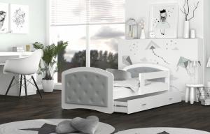 ArtAJ Detská posteľ MEGI G | Trinity 160 x 80 cm Farba: Biela #3 small
