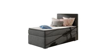 NABBI Rodrigo 90 L čalúnená jednolôžková posteľ s úložným priestorom sivá #2 small