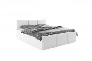 BMS Čalúnená výklopná posteľ Panamax 140 Farba: Biela / biela