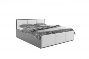 BMS Čalúnená výklopná posteľ Panamax 140 Farba: Biela / biela #3 small