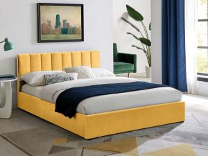 Signal Manželská posteľ MONTREAL VELVET 160 s úložným priestorom Farba: Šedá #1 small