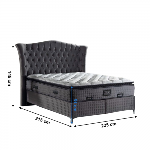 Boxspringová posteľ MERSIA Tempo Kondela 180 x 200 cm