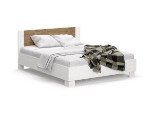NABBI Mateo LB-160 manželská posteľ s roštom 160x200 cm sosna Andersen / dub april