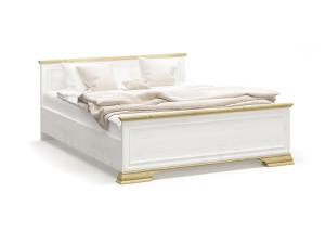 NABBI Igins LB-160 manželská posteľ s roštom 160x200 cm sosna Andersen / dub zlatý