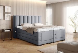 ArtElta Manželská posteľ VEROS Boxspring | elektrická polohovateľná 140 x 200 cm Farba: Flores 04 #2 small