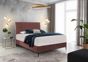 ArtElta Manželská posteľ BLANCA Boxspring | 140 x 200 cm Farba: Lukso 24 