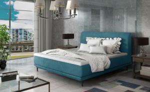 ArtElta Manželská posteľ ASTERIA | 140 x 200 cm Farba: Sivá / Cover 83 #1 small