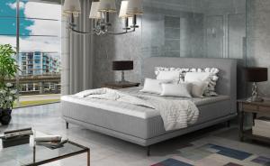 ArtElta Manželská posteľ ASTERIA | 160 x 200 cm Farba: Sivá / Cover 83 #2 small