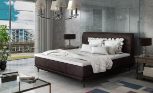ArtElta Manželská posteľ ASTERIA | 160 x 200 cm Farba: Sivá / Cover 83 #3 small