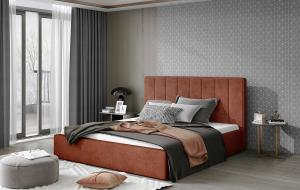 ArtElta Manželská posteľ AUDREY | 140 x 200 cm Farba: Čierna / Soft 11 #3 small