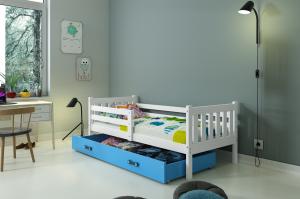 BMS Detská posteľ s úložným priestorom CARINO | 90 x 200 cm Farba: Biela / biela #3 small