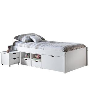 Multifunkčná posteľ TILL 90x 200 cm biely lak