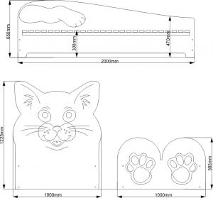 Artplast Detská posteľ Mačka Prevedenie: mačka #2 small