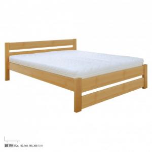 Manželská posteľ - masív LK190 | 120cm buk Morenie: Jelša