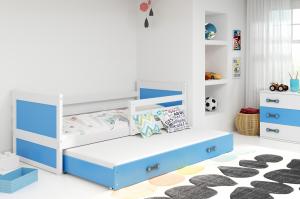 BMS Detská posteľ RICO 2 / BIELA 190x80 Farba: Biela #1 small