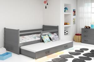BMS Detská posteľ RICO 2 / SIVÁ 190x80 Farba: Biela #2 small