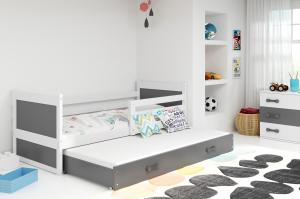 BMS Detská posteľ RICO 2 / BIELA 200x90 Farba: Biela #3 small