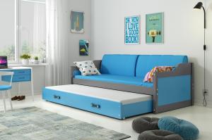 BMS Detská posteľ DAWID / SIVÁ 190x80 Farba: Biela #2 small