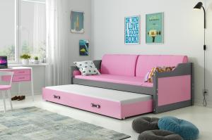 BMS Detská posteľ DAWID / SIVÁ 190x80 Farba: Biela #3 small