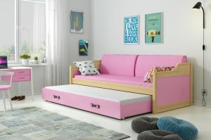 BMS Detská posteľ DAWID / BOROVICA 190x80 Farba: Biela #3 small