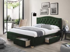 Signal Manželská posteľ Electra Farba: Zelená