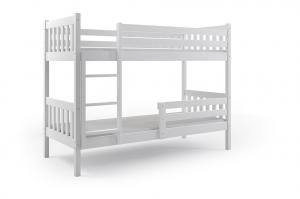 BMS Poschodová detská posteľ Carino 90x200 Farba: Biela