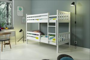 BMS Poschodová detská posteľ Carino 90x200 Farba: Biela #1 small