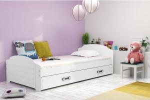 BMS Detská posteľ Lili 2 Farba: Biela - biela