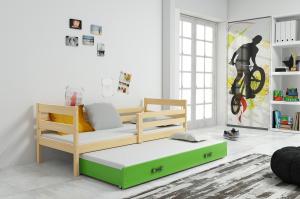 BMS Detská posteľ s prístelkou ERYK 2 | borovica Farba: Borovica / biela, Rozmer.: 190 x 80 cm #2 small