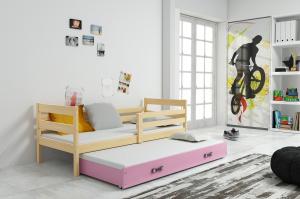 BMS Detská posteľ s prístelkou ERYK 2 | borovica Farba: Borovica / biela, Rozmer.: 190 x 80 cm #3 small