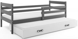 BMS Detská posteľ s prístelkou ERYK 2 | sivá Farba: Sivá / sivá, Rozmer.: 190 x 80 cm #2 small
