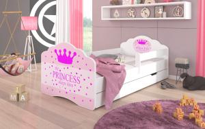 ArtAdr Detská posteľ Casimo Princezná so zásuvkou Prevedenie: bez zábrany #1 small