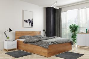 BMS Široká výklopná posteľ Panamax Prevedenie: Biela, 140 x 200 cm #3 small