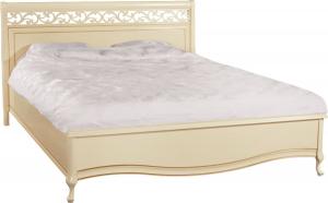 TARANKO Verona V-AP/N 180 rustikálna manželská posteľ krém patyna