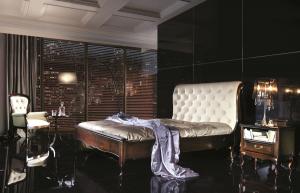 TARANKO Wersal W-S/S 160 rustikálna manželská posteľ wenge / biela (Prestige-A3 69) #2 small